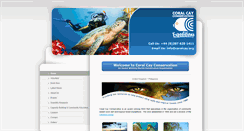 Desktop Screenshot of coralcay.org